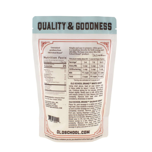 Old School Brand Southern Style White Gravy Mix