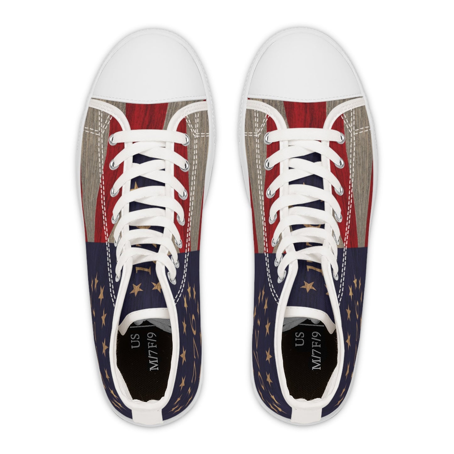 Betsy Ross Flag Women's High Top Sneakers