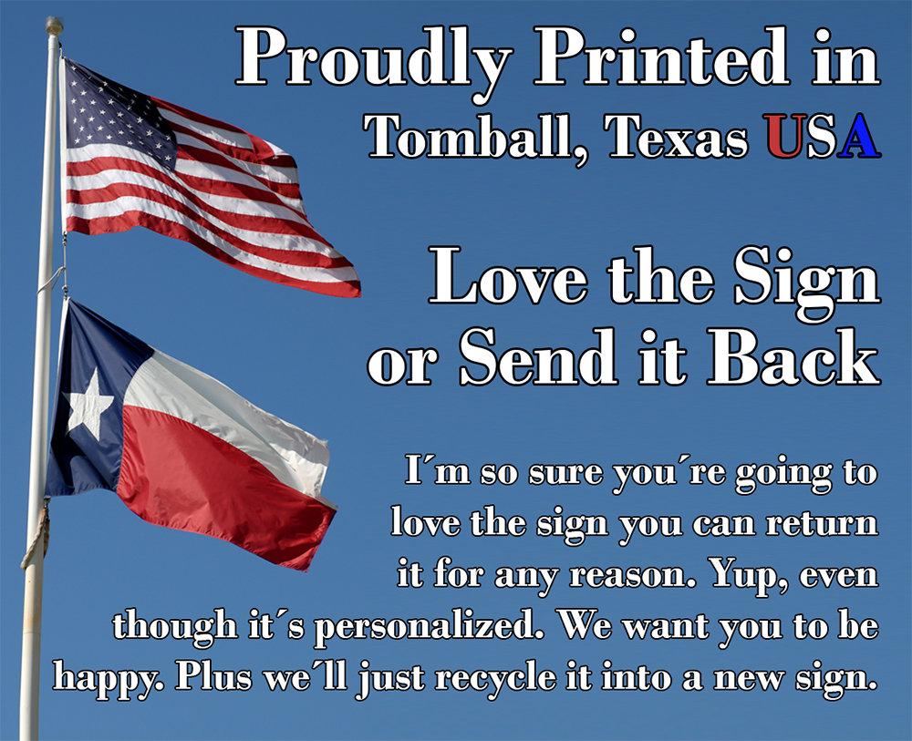 American Flag - Metal Sign