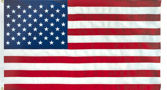 American Flag Poly with Header and Grommet